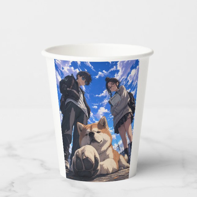 Anime Pappbecher (Vorderseite)