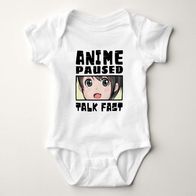 Anime-Pausen schnell Baby Strampler (Vorderseite)