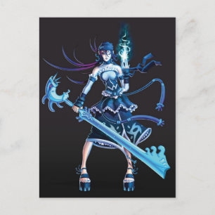 Anime Pirate Girl Postkarte