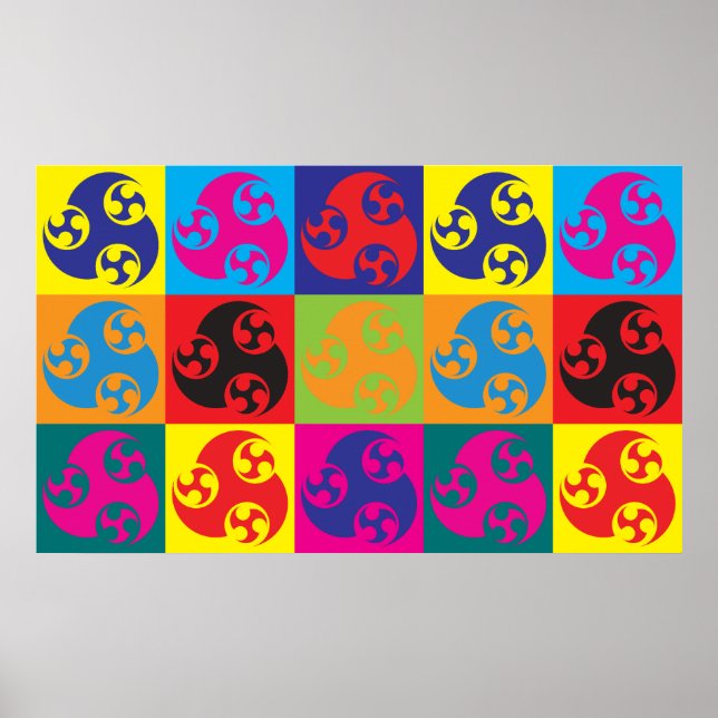 Anime Pop Art Poster (Vorne)