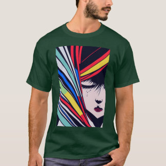 Anime-Porträt-Geschenk T-Shirt