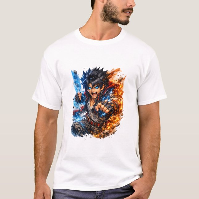 Anime Power Surge T-Shirt (Vorderseite)