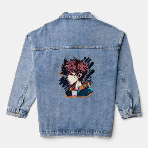 Anime Power: Young Manga Character Design Jeansjacke