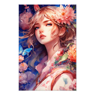 Anime Princess Fotodruck