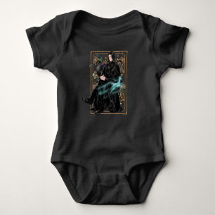 Anime Professor Severus Snape sitzend Baby Strampler