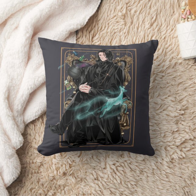 Anime Professor Severus Snape sitzt Kissen (Decke)