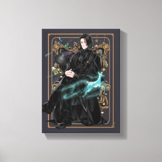 Anime Professor Severus Snape sitzt Leinwanddruck