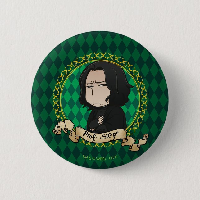 Anime Professor Snape Button (Vorderseite)