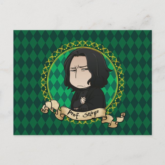 Anime Professor Snape Postkarte (Vorderseite)