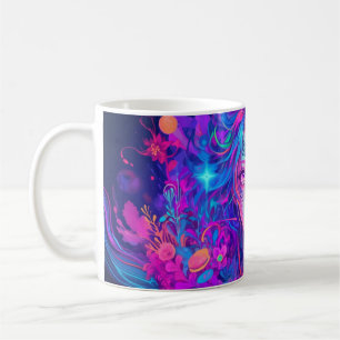 Anime Psychedelic Style Kaffeetasse