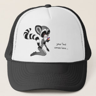 Anime Raccoon Hat Truckerkappe