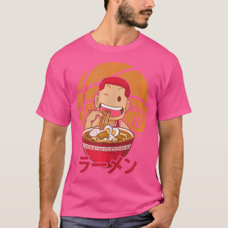 Anime Ramen Basketball T-Shirt