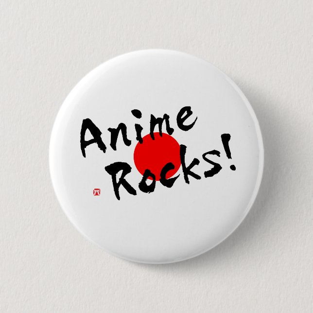 Anime Rocks! Button (Vorderseite)