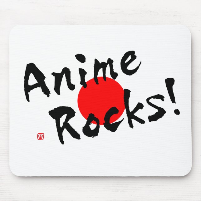 Anime Rocks! Mousepad (Vorne)