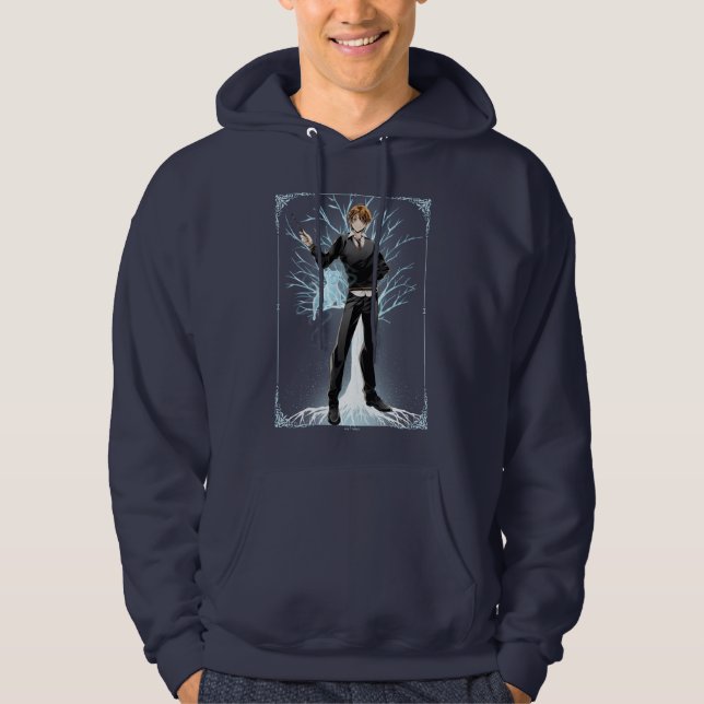 Anime Ron Weasleys Jack Russell Terrier Patronus Hoodie (Vorderseite)