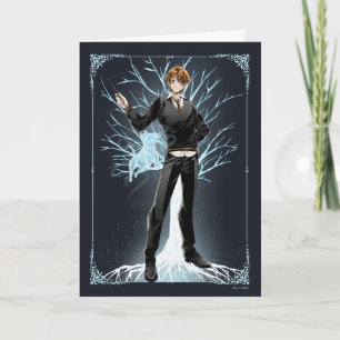 Anime Ron Weasleys Jack Russell Terrier Patronus Karte