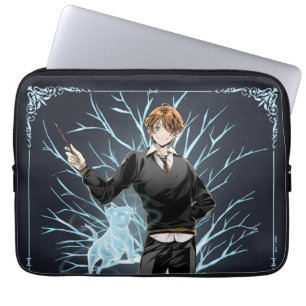 Anime Ron Weasleys Jack Russell Terrier Patronus Laptopschutzhülle