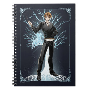 Anime Ron Weasleys Jack Russell Terrier Patronus Notizblock