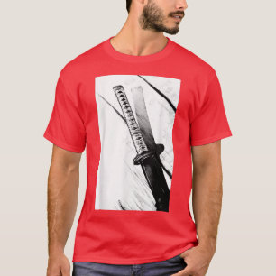 Anime Samurai Katana Manga Ästhetik Japanisch Otak T-Shirt