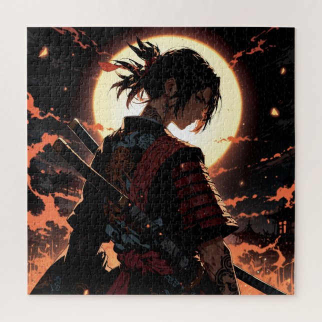 Anime samurai puzzle (Vertikal)