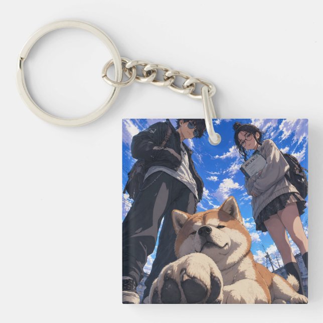 Anime Schlüsselanhänger (Vorderseite)