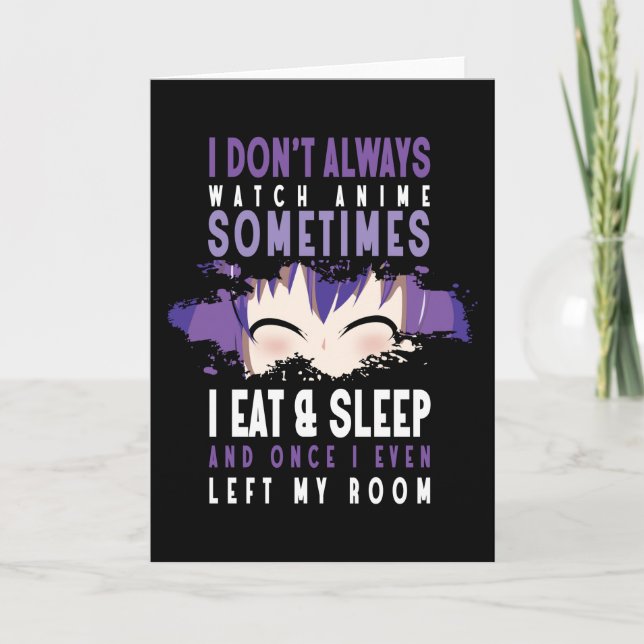 Anime Series Kawaii Merchandise Otaku Japan Karte (Vorderseite)