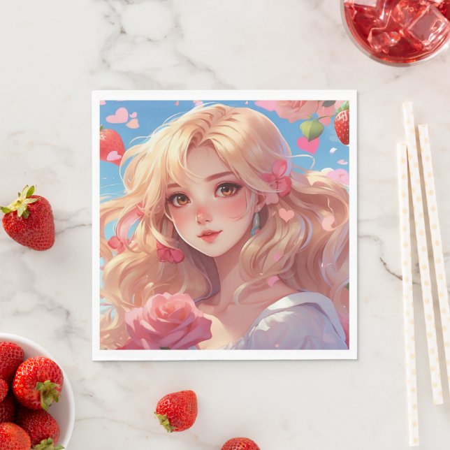 Anime  serviette (Beispiel)