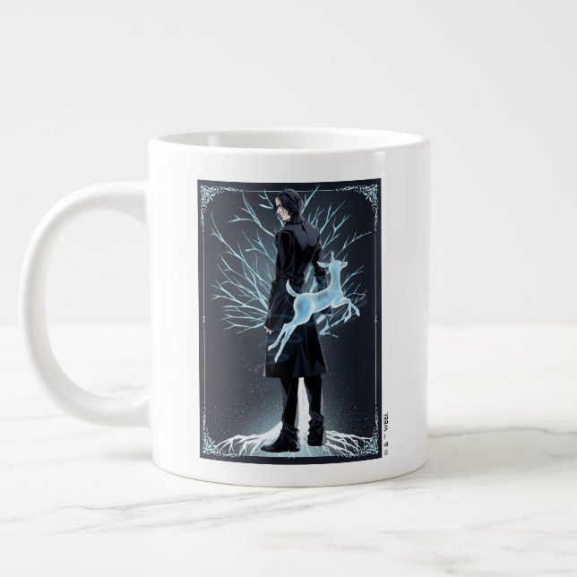 Anime Severus Snapes Doe Patronus Jumbo-Tasse (Links)