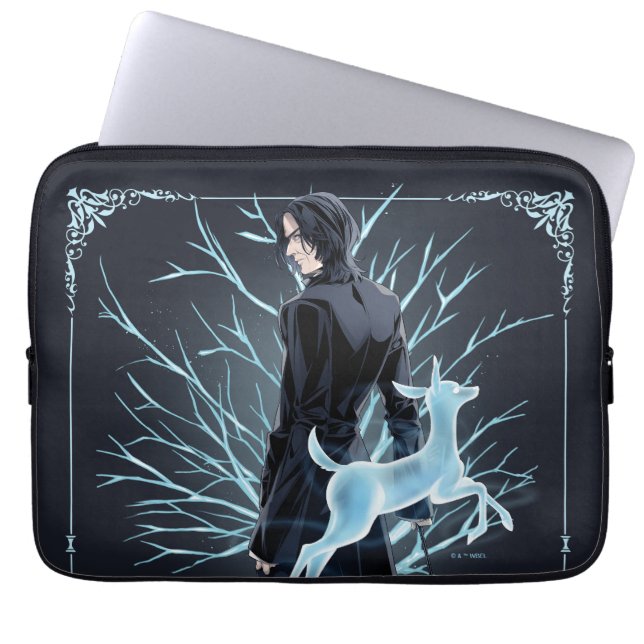 Anime Severus Snapes Doe Patronus Laptopschutzhülle (Vorderseite)