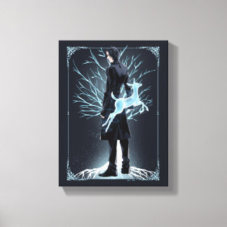Anime Severus Snapes Doe Patronus Leinwanddruck