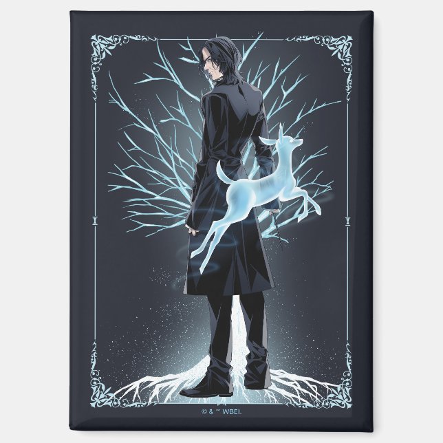 Anime Severus Snapes Doe Patronus Magnet (Vorderseite)