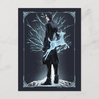 Anime Severus Snapes Doe Patronus Postkarte