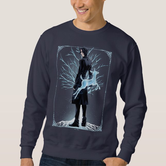 Anime Severus Snapes Doe Patronus Sweatshirt (Vorderseite)