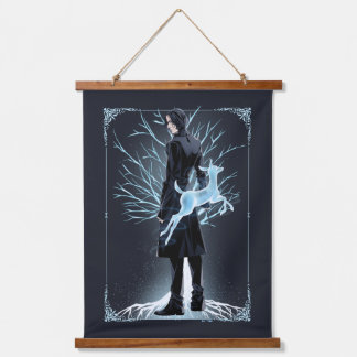 Anime Severus Snapes Doe Patronus Wandteppich Mit Holzrahmen