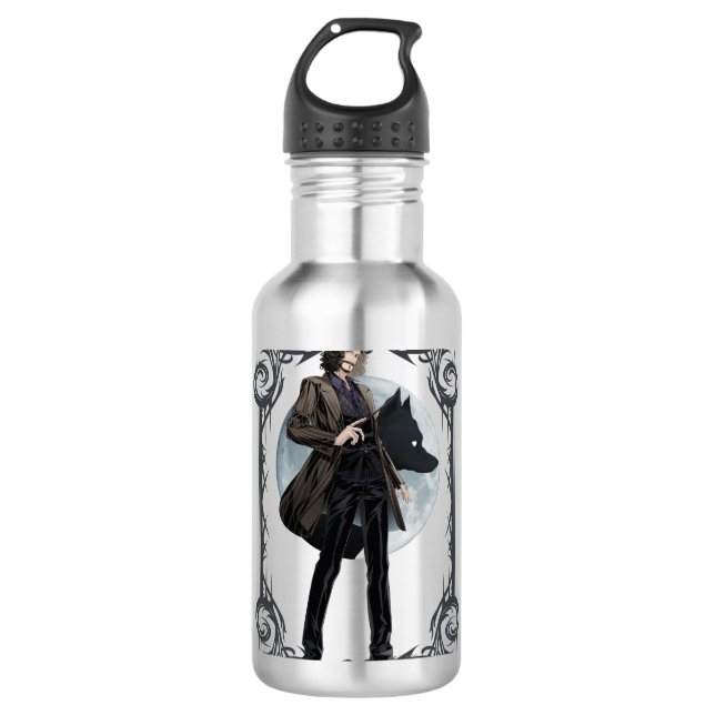 Anime Sirius Black Animagus Edelstahlflasche (Vorderseite)
