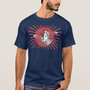 Anime Skelita mit japanischer Flagge (2) T-Shirt