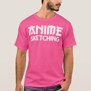 Anime Sketching Manga T-Shirt