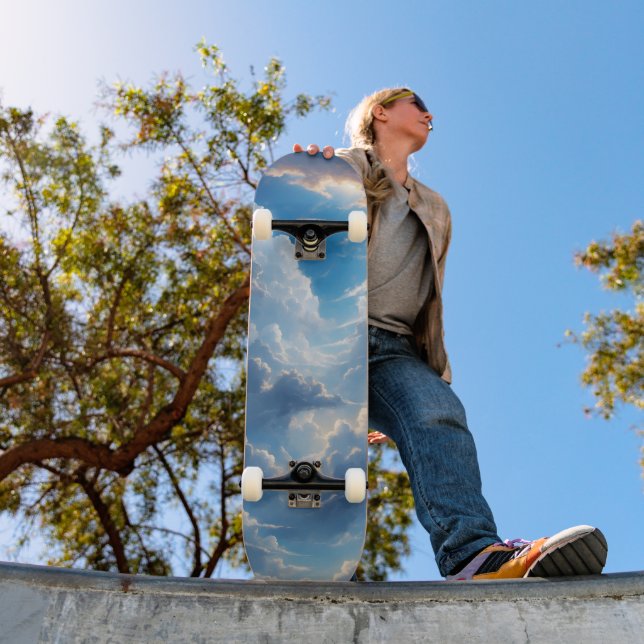 Anime Sky Clouds Skateboard (Außen 1)