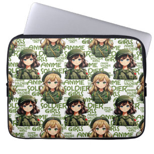Anime Soldier Girls Design Laptopschutzhülle