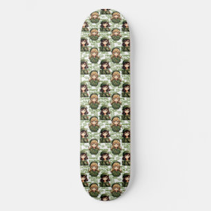 Anime Soldier Girls Design Skateboard