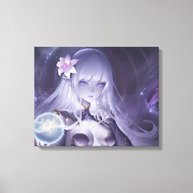 Anime Sorceres Leinwanddruck (Vorderseite)