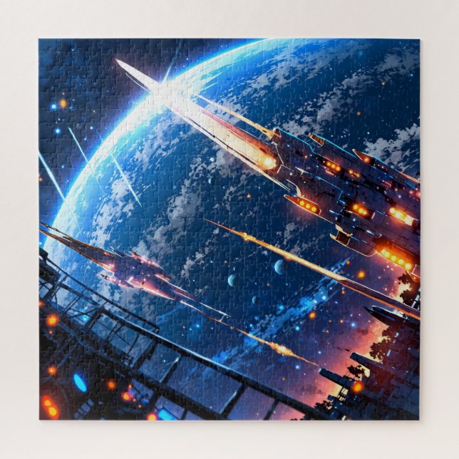 Anime space art puzzle (Vertikal)