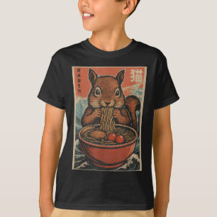 Anime Squirrel Ramen Japanisch Kawaii Geschenke fü T-Shirt
