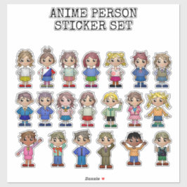 ANIME, STICKER SET