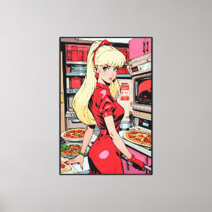 Anime Stretched Canvas Print Leinwanddruck