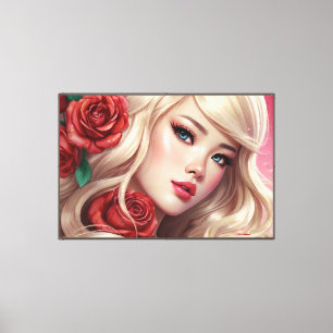 Anime Stretched Canvas Print Leinwanddruck