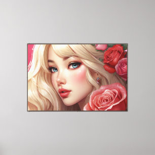 Anime Stretched Canvas Print Leinwanddruck
