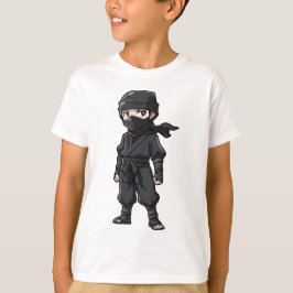 Anime Style Ninja Warrior Boys Birthday Party T-Shirt