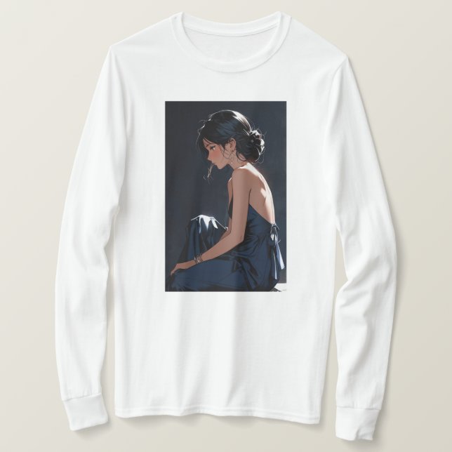 Anime Style Portrait T-Shirt (Design vorne)