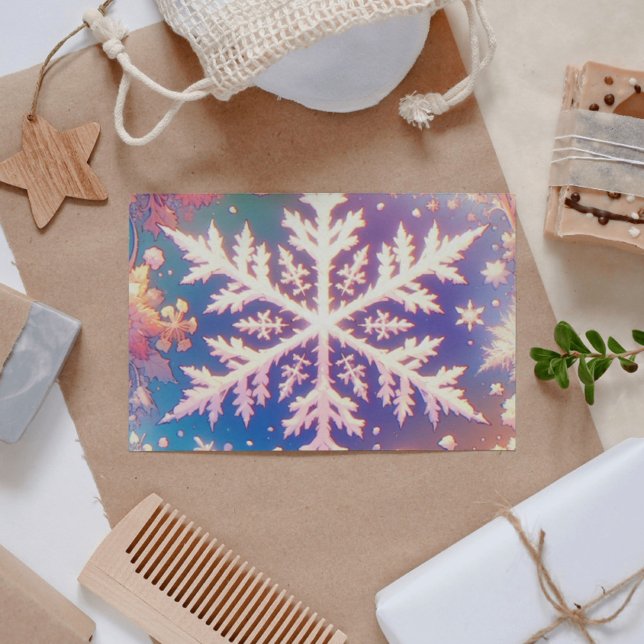 Anime style Snowflake Art Collection Postkarte (Von Creator hochgeladen)
